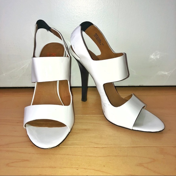 Michael Kors Shoes - Michael Kors - White Strapped Leather Pumps